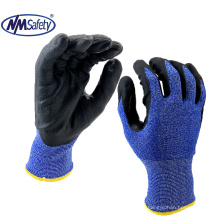 NMSAFETY 18 gauge nitrile coated cut resistant mechanical work gloves